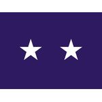 3ft. x 5ft. Chaplain 2 Star General Flag for Indoor Display