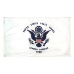 4ft. x 6ft. Coast Guard Flag Woven Polyester