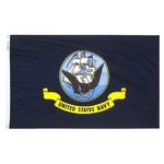 4ft. x 6ft. Navy Flag Outdoor Woven Polyester