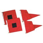 Size 1 - US Storm Warning Signal Flag Set Printed w/ Grommets