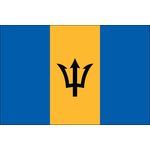 2ft. x 3ft. Barbados Flag for Indoor Display