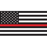 3 ft. x 5 ft. Thin Red Line US Flag