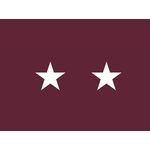2ft. x 3ft. Army Medical 2 Star General Flag w/Grommets