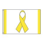 3 ft. x 5 ft. Yellow Ribbon flag
