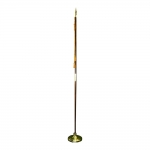 8 ft. Flag Pole Display Set, 8 lb base with Spear Topper