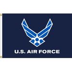 3ft. x 5ft. Blue Air Force Wings Flag
