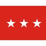 2ft. x 3ft. Army 3 Star General Flag w/Grommets