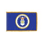 3ft. x 5ft. Air Force Flag for Indoor Display with Fringe