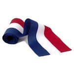 36 in. x 56 yds. Bolt Red White Blue Bunting