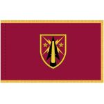 3ft. x 5ft. Army Fire Center of Excellence Flag w/Fringe