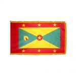 4ft. x 6ft. Grenada Flag with Side Pole Sleeve & Fringe