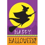 Witch Silhouette House Flag