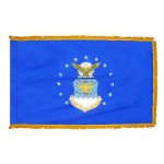 3ft. x 5ft. Air Force Flag with Side Pole Sleeve with Fringe