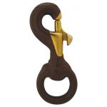 Brown Coated Brass Snap