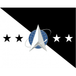 3ft. x 5ft. Chief of Space Operation Flag with Heading & Grommets