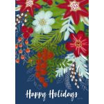 Holiday Bouquet Double Sided Garden Flag
