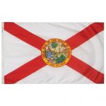 3ft. x 5ft. Florida Flag with Brass Grommets Polyester