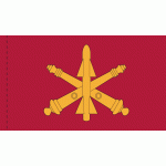 Air Defense Artillery Flag 3ft. x 4ft. Side Pole Sleeve