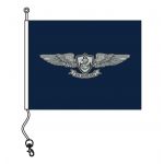 19 in. x 24 in. Enlisted Aviation Warfare Pennant w/ Line, Snap & Ring