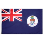 2ft. x 3ft. Cayman Islands Flag w/ White Disk