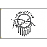 2ft. x 3ft. Mowa Band of Choctaw Indians Flag with Heading and Grommets