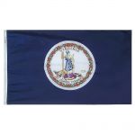 Size 7 Virginia Flag with Brass Grommets
