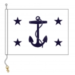 3ft. x 4ft. Assistant Secretary of the Navy Flag Snap and Ring