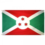 2ft. x 3ft. Burundi Flag with Side Pole Sleeve
