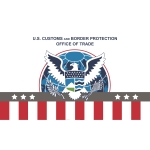 3ft. x 5ft. Customs and Border Protection Office of Trade Flag