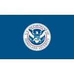 8 ft. x 12 ft. DHS Flag - Nylon Heading & Grommets