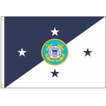 3ft. x 5ft. USCG Commandant Flag Pole Sleeve