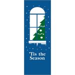 30 x 60 in. Holiday Banner Tree in Window