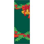 30 x 60 in. Holiday Banner Bells & Holly