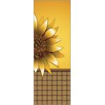 30 x 60 in. Seasonal Banner Sunflower Basket