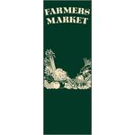 30 x 60 in. Seasonal Banner Farmer's Market Forest