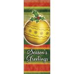 30 x 60 in. Seasonal Banner Striped Paper Ornament