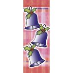 30 x 60 in. Holiday Banner Plaid Holiday Bells