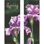 30 x 60 in. Seasonal Banner Bearded Iris-Double Sided Design