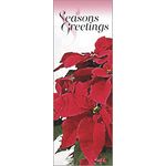 30 x 60 in. Holiday Banner Potted Poinsettias
