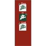 30 x 96 in. Holiday Banner Peace Doves Trio