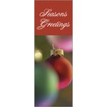 30 x 60 in. Holiday Greeting Ornaments Banner