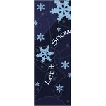 30 x 60 in. Holiday Banner Let It Snow