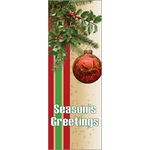 30 x 84 in. Holiday Banner Seasonal Spray with Ornament