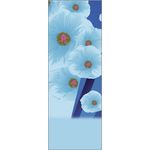 30 x 60 in. Seasonal Banner Powder Blue Floral