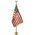 3 x 5 ft. U.S. Flag Set w/ Oak Wood Pole