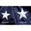Embroidered Stars on the Signature US Flag
