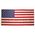 8ft. 11-3/8 in. x 17ft. Nylon G-Spec US Flag