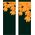 30 x 60 in. Seasonal Banner Green Fall Leaves-Double Sided