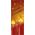 30 x 60 in. Holiday Banner Seasons Greetings Candle Gold