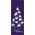 30 x 84 in. Holiday Banner Peace Doves Tree